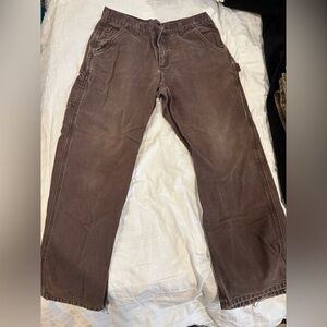 Carhartt Men's Dungaree Fit Washed Duck Pants- 34x30